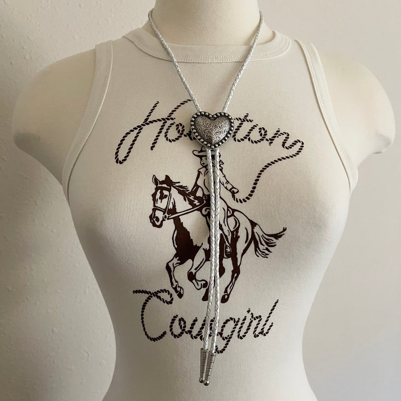 Hammered Heart Bolo