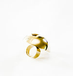 Large Brass Dome Ring