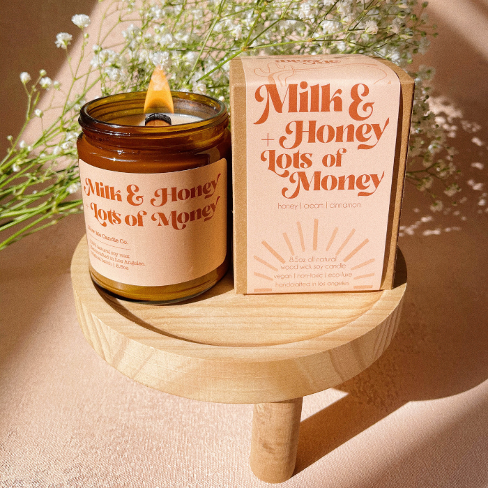 Milk & Honey + Lots Of Money 8.5oz Candle