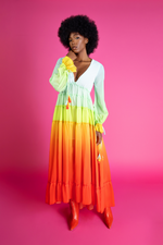 Rainbow Ombre Maxi Dress