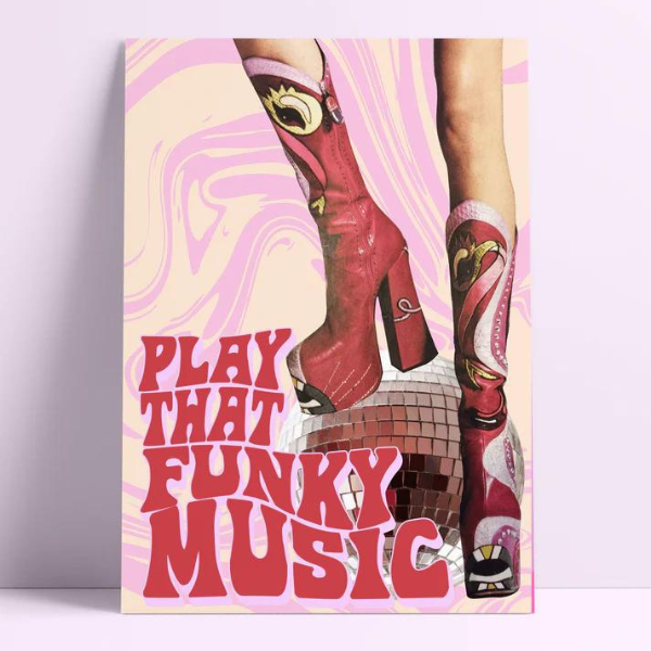 Play That Funky Music 12 X 16.5" Print