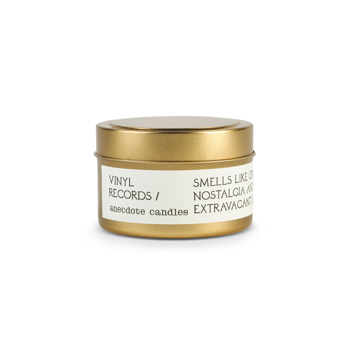 Vinyl Records Black Oud Travel Tin Candle (3.4 oz)