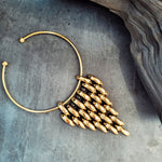 Brass Python Collar Necklace