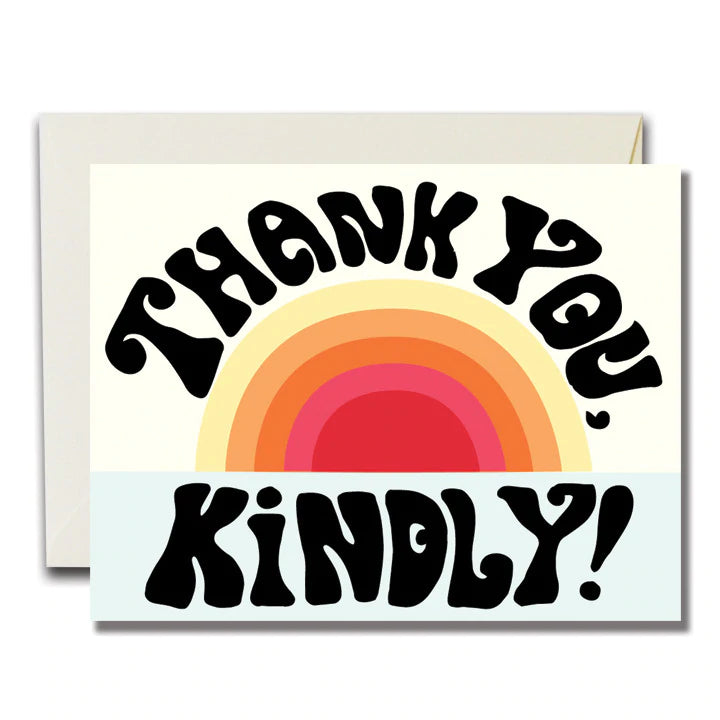 Thank You Kindly Greeting Card